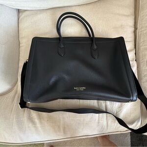 Kate Spade Black Leather Knott Satchel